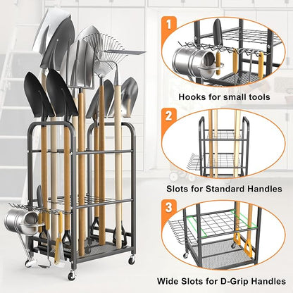 TORACK Garden Tool Organizer Stand - Image 3
