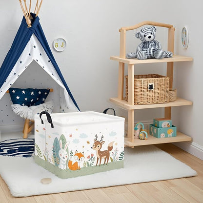 Rectangular Kids Storage Basket Baby Storage Basket - Image 3