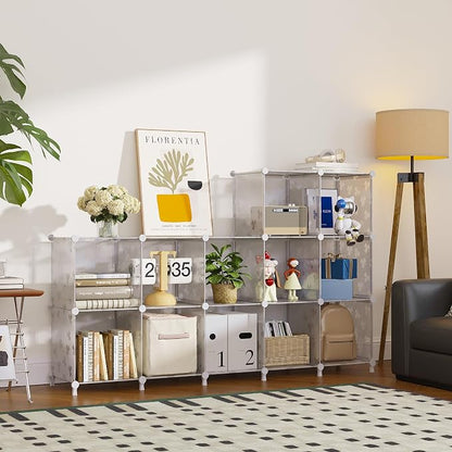 UNKU Cube Storage Organizer, 6 Cube Closet Organizer Storage Shelves, DIY - Image 5