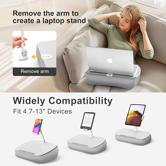 Lap Beanbag Cozy Kindle Pillow Stand - Image 2
