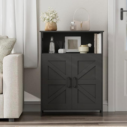 Homhedy Farmhouse Bathroom Storage Cabinet - Image 8