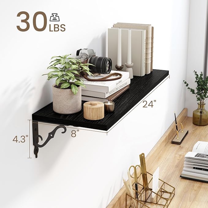 Floating Shelves for Wall, 8 Inch Deep Floating Shelf - Image 3