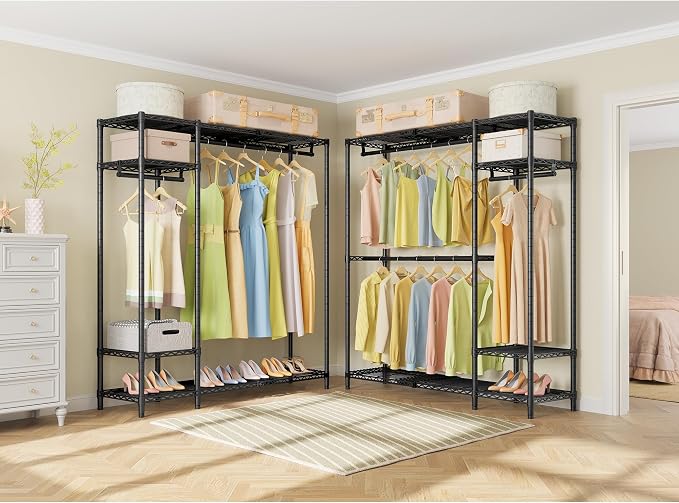 VIPEK X20 Expandable Metal Clothing Rack Adjustable from 3'3" to 4'8" Heavy - Image 5