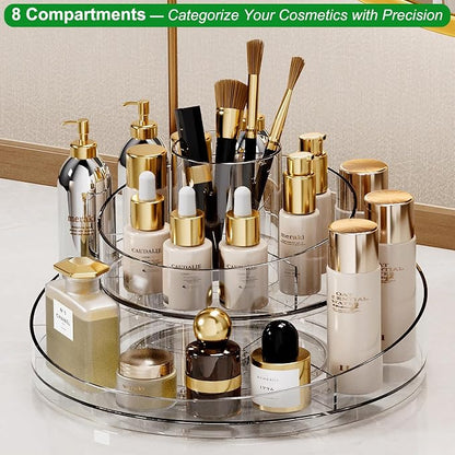 Taiuloo 360 Rotating Makeup Organizer, Perfume & Lipstick, Round Spinning Tray - Image 5