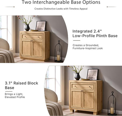 ACCOHOHO Modern Farmhouse Buffet Cabinet, 94.5" Sideboard Credenza, Modular - Image 4