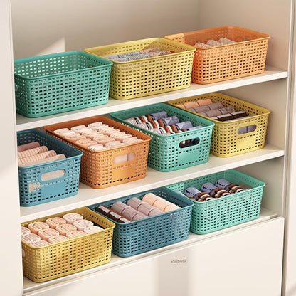Colorful Plastic Storage Baskets - Image 9