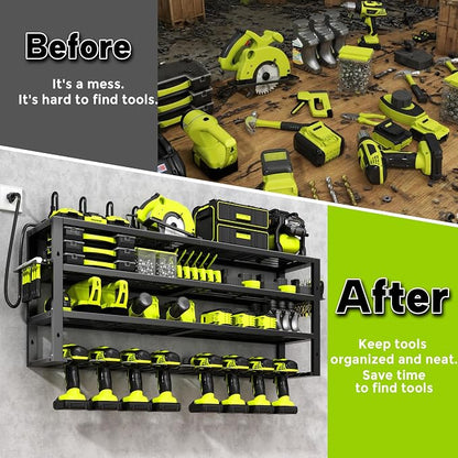 Large Power Tool Organizer Wall Mount - Image 9