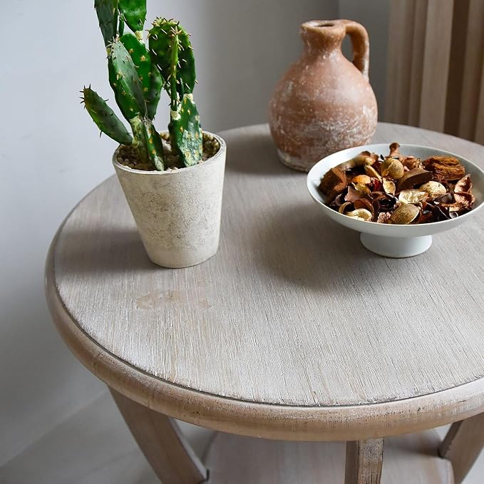 COZAYH Rustic Farmhouse End Table - Image 9