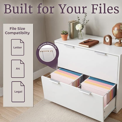 2 Drawer File Cabinet - Image 4