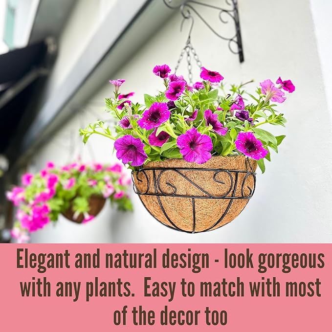 LaLaGreen Hanging Planter for Outdoor Plants Hanging Baskets - Image 7