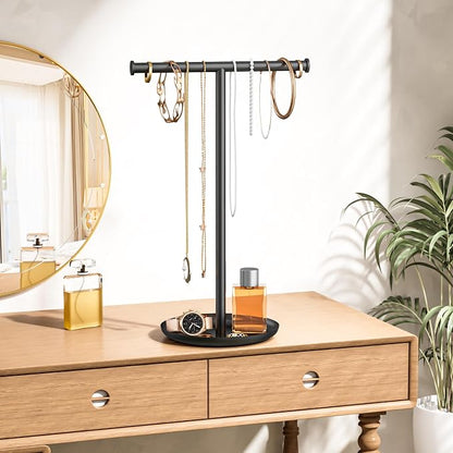 Necklace Organizer Stand with Storage Tray - Image 6