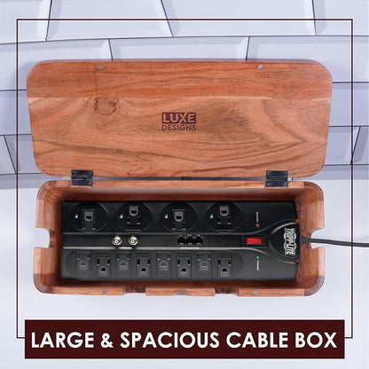 Cable Management Box & Cord Organizer- Cable Organizer - Image 9