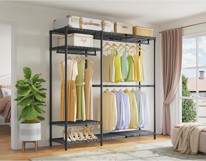 VIPEK X20 Plus Expandable Reach-in Closet Rack Adjustable from 3'9" to 5'2" - Image 7