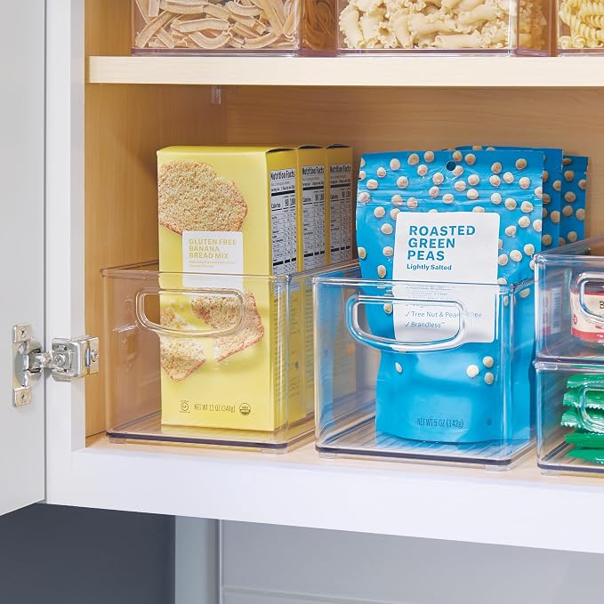 iDesign Stackable Clear Plastic Bin, - Image 3