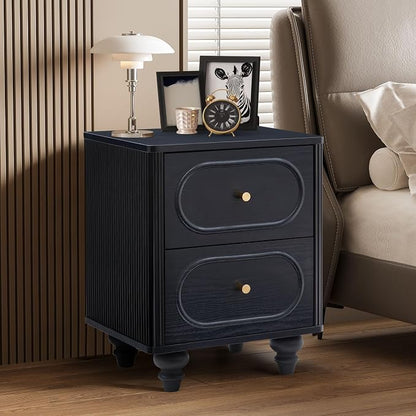 2 Drawer Fluted Mini Small Dresser - Image 7