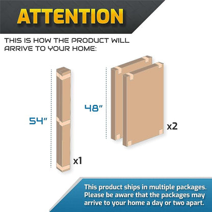 MonsterRax Overhead Garage Storage Racks 3x8’ Ceiling Mounted Shelving - Image 3