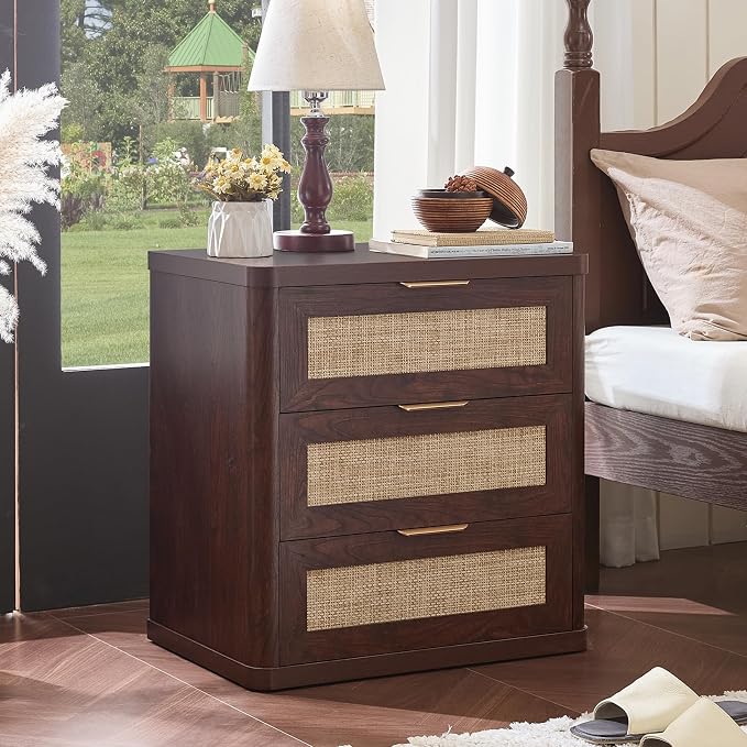 LEYAOYAO Rattan Night Stand Set of 2 - Image 4