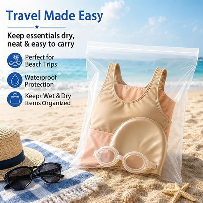 Large 3 Gallon Zippered Plastic Bags - Image 5
