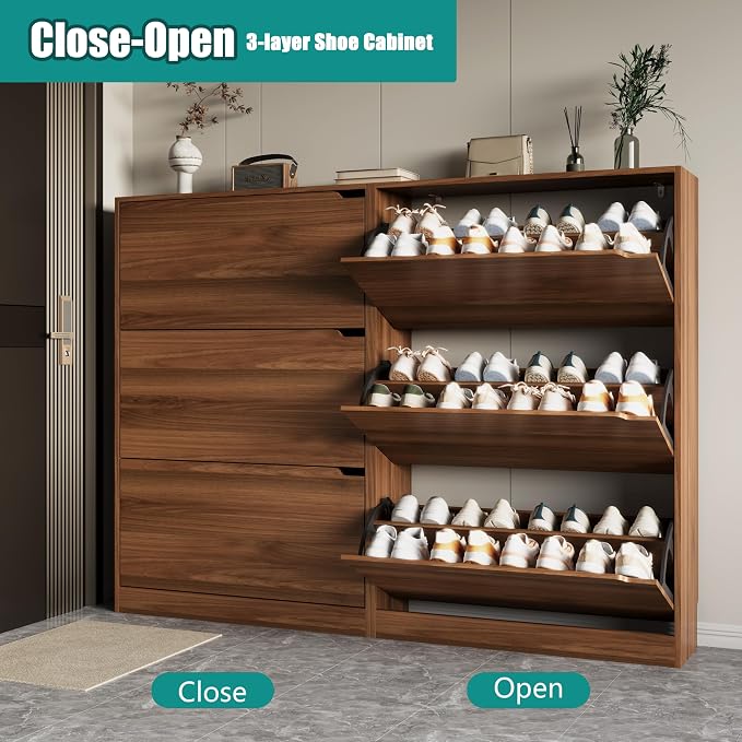 Xixini Shoe Storage Cabinet for Entryway - Image 4
