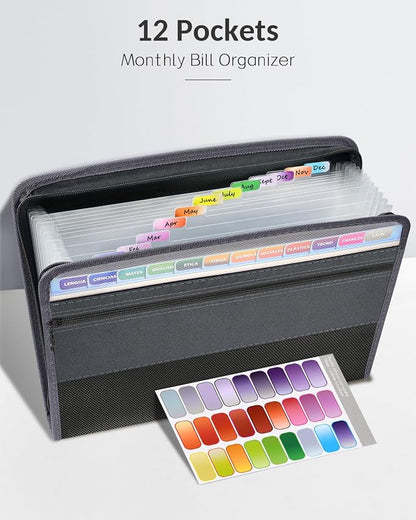 Sooez Accordion File Organizer - Image 2