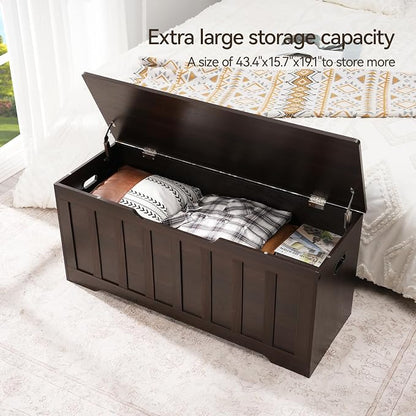 VANKILEY 43.3" Storage Chest Extra Large, Storage Trunk - Image 4