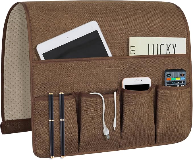 NB Sofa Armrest Organize remote holder bedside caddy organizer by Unknown