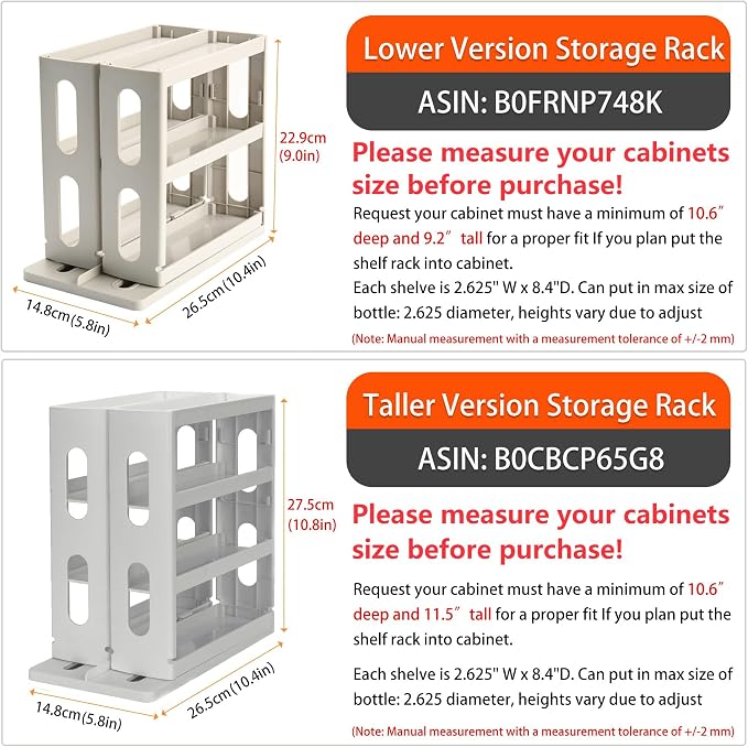 Dutiplus Medicine Organizer 2 Three-Decker Shelves Cabinet Storage Rack - Image 3