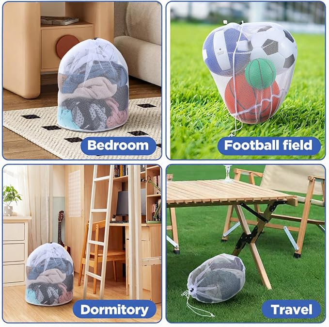 20 Pack Mesh Laundry Bags Bulk - Image 6