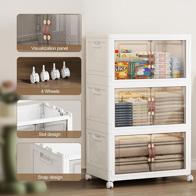SAILUN 135QT Stackable Storage Bins - Image 4