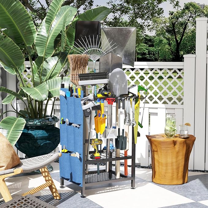Garden Tool Organizer, Garden Yard Tool Rack - Image 9