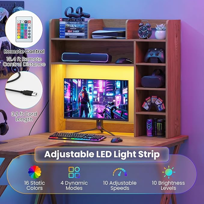 Tangkula Desktop Bookshelf - Image 6