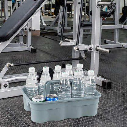 6-Pack Plastic Cleaning Storage Caddy, Cleaning Supply Carry Caddy - Image 6