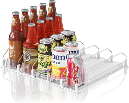 Drink Organizer for Fridge, 12oz 16oz 20oz by LOVEFORBETTERLIFE
