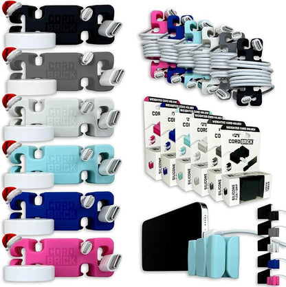 CordBrick Stocking Stuffers for Adults Cord Management Weighted Cord Holder by CordBrick