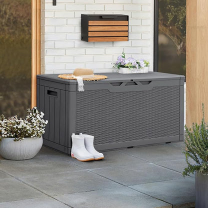Greesum 100 Gallon Resin Patio Storage Box - Image 4