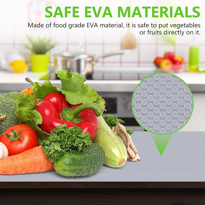 Shelf Liners for Kitchen Cabinet Refrigerator Liners Waterproof Kitchen - Image 5