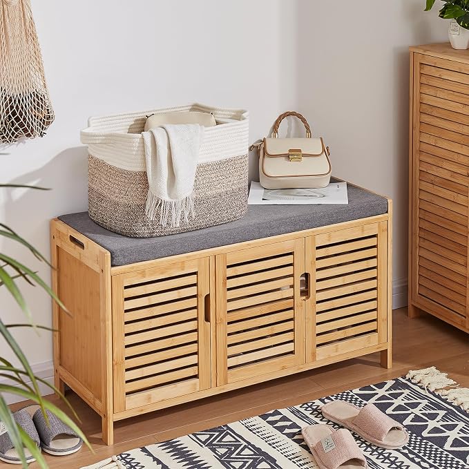 Storage Basket for Organizing, Woven Baskets for Storage, Rectangle Decorative - Image 7