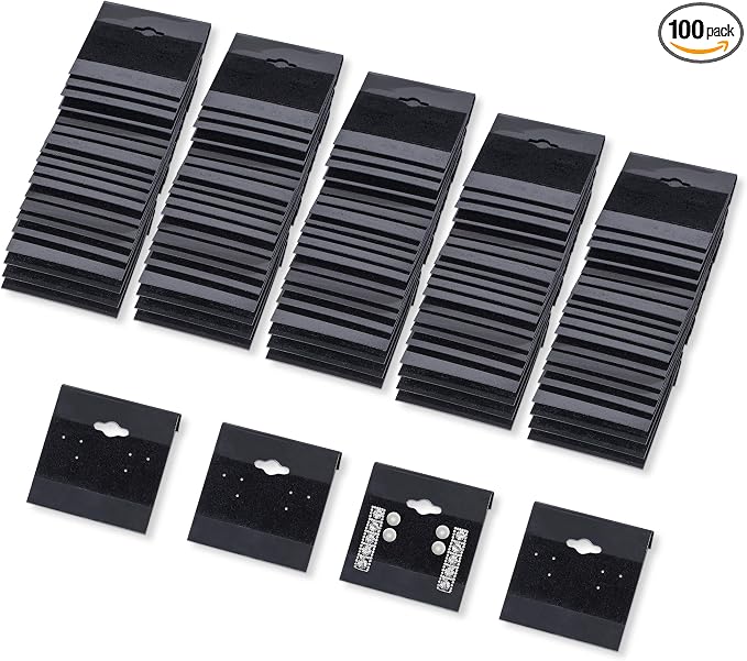 Super Z Outlet Black Velvet Plastic Display Cards by SuperZOutlet