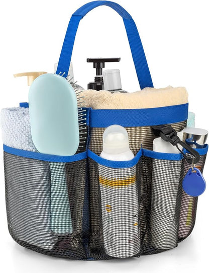 Mesh Shower Caddy Portable for College Dorm Room Essentials by CDDLR