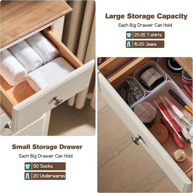 T4TREAM 7 Drawers Dresser Chests - Image 3