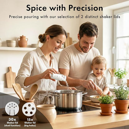 EDELHAUS® Square Spice Jars - Image 4