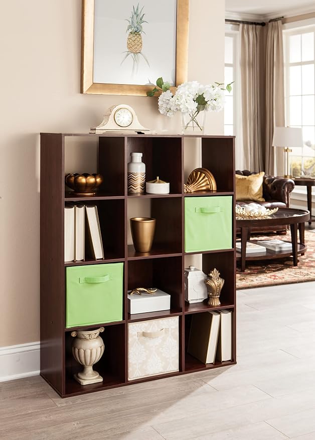 ClosetMaid Cubeicals 12 Cube Storage Shelf Organizer Bookshelf, Vertical or - Image 6