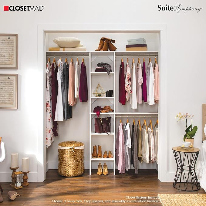 ClosetMaid SuiteSymphony Wood Closet Organizer Kit - Image 2