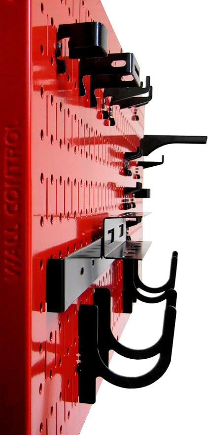 Wall Control Pegboard Rack Horizontal Metal Pegboard Garage Tool Storage Pack - Image 7