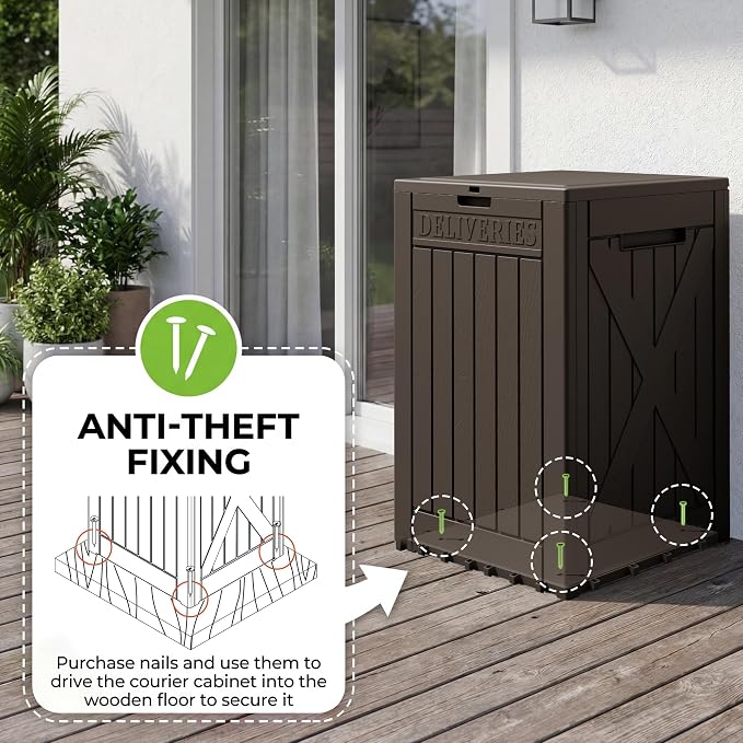 Greesum 52 Gallon Extra Large Deck Box - Image 5