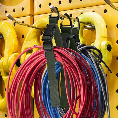 6 Pack 17 Inch Adjustable Extension Cord Holder Organizer - Image 4
