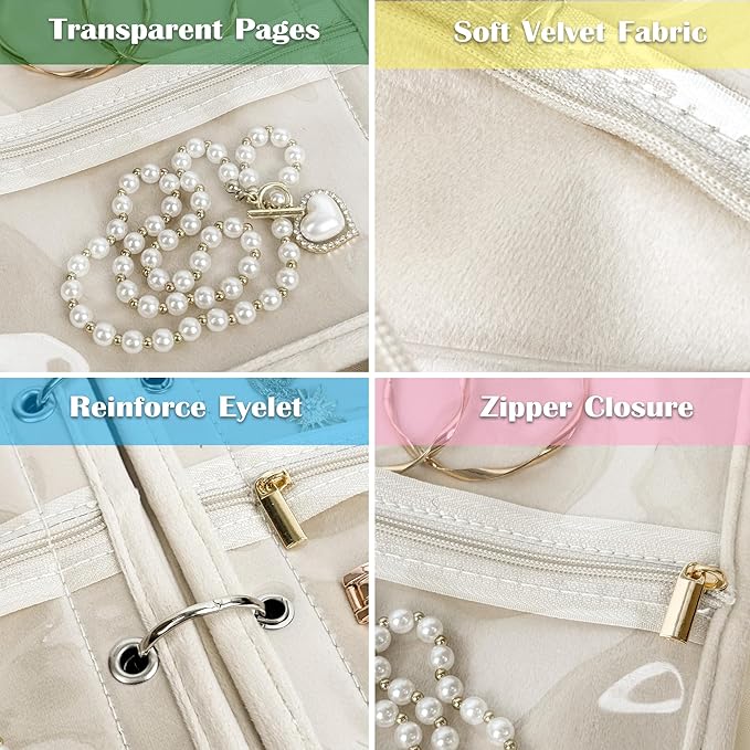 Travel Jewelry Organizer Case, Jewelry Bags - Image 4