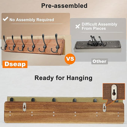 Dseap Coat Rack Wall Mounted - Image 3