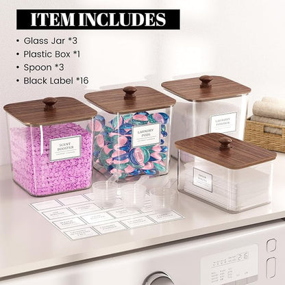 Laundry Pods Storage Container, Detergent Powder Container, - Image 4