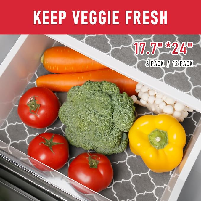 Cooyes 2 in 1 Refrigerator Liners & Fresh mats - Image 4